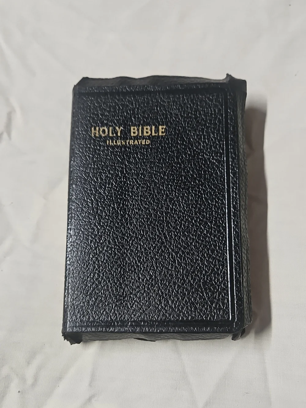 Vintage Black Leatherette-bound 